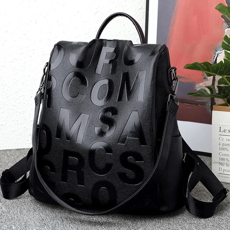 High-Quality Women's Leather Backpack-LeStyleParfait.Com