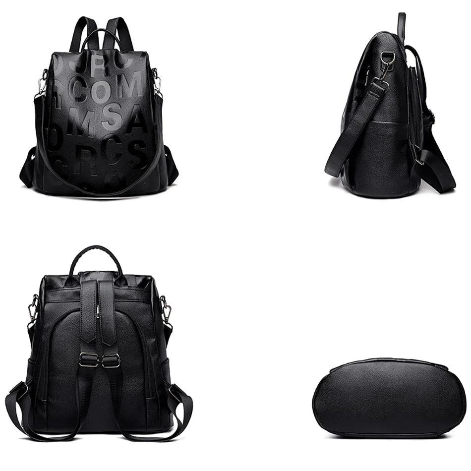 High-Quality Women's Leather Backpack-LeStyleParfait.Com