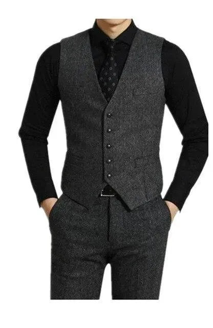 John Mitford Three Piece Tweed Suit - Tweed Suit - LeStyleParfait