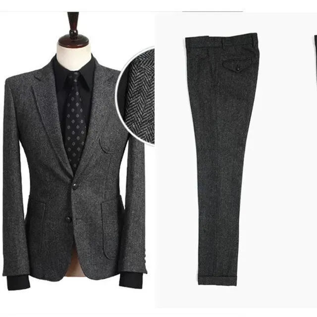 John Mitford Three Piece Tweed Suit - Tweed Suit - LeStyleParfait