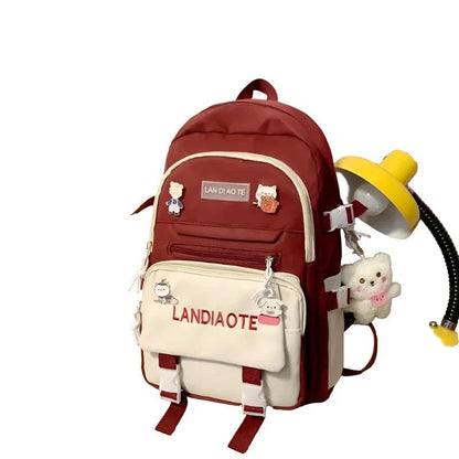 Kawaii Nylon Laptop Backpack - Backpack - LeStyleParfait