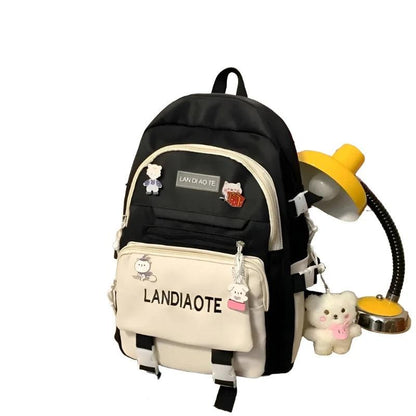 Kawaii Nylon Laptop Backpack - Backpack - LeStyleParfait