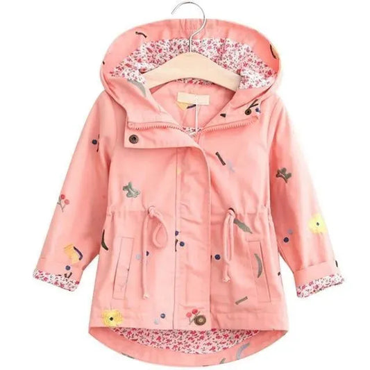 Kids Jacket Children Drawstring Jacket - Trench Coat - LeStyleParfait