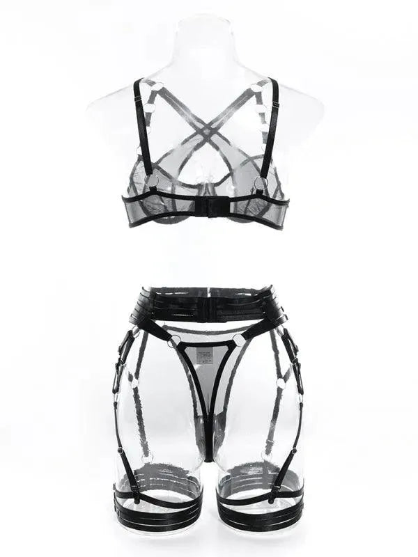 Ladies Strappy Lingerie Sets - Lingerie Set - LeStyleParfait