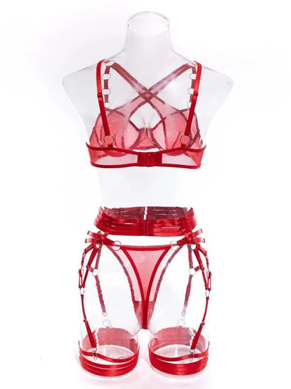 Ladies Strappy Lingerie Sets - Lingerie Set - LeStyleParfait