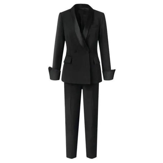 Ladies Tuxedo Pantsuit - Pantsuit - LeStyleParfait