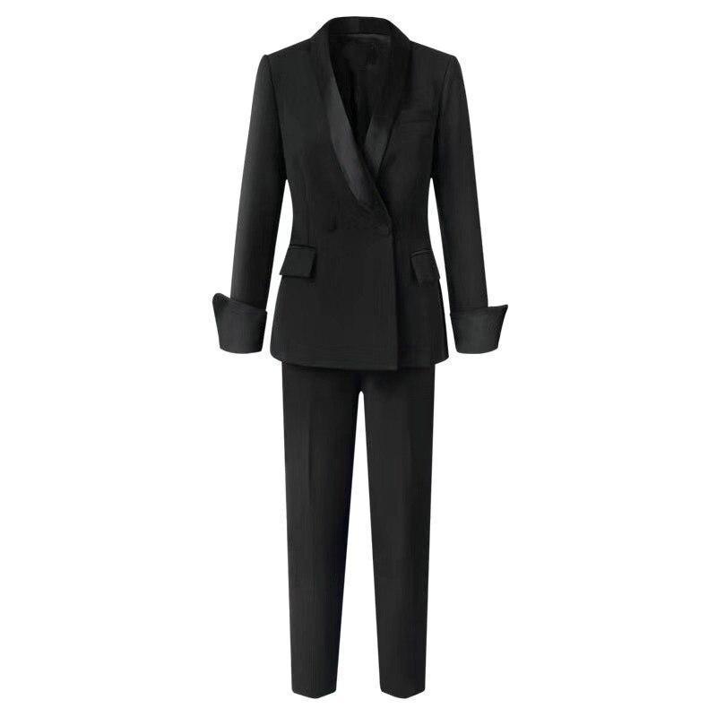 Ladies Tuxedo Pantsuit - Women Pant Suit - LeStyleParfait