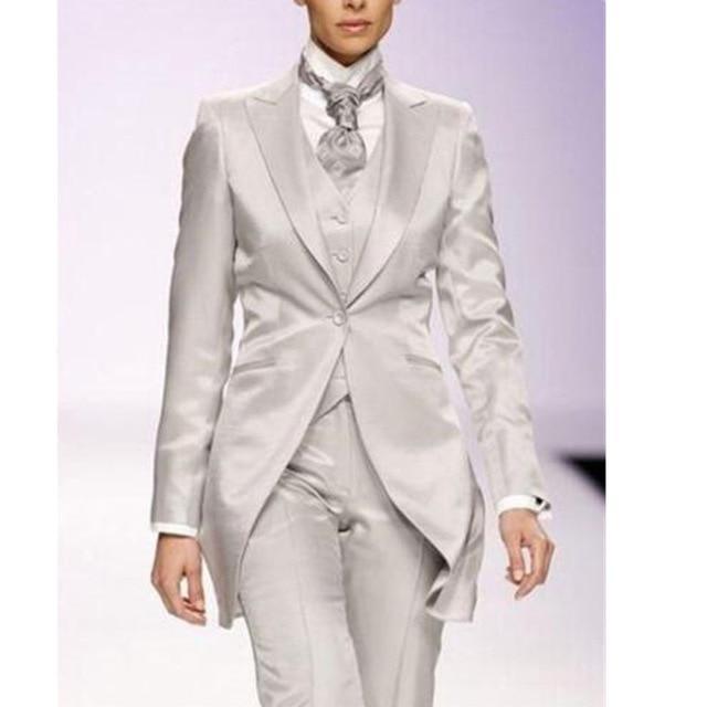 Ladies Wedding Tuxedo Pantsuit - Pantsuit - LeStyleParfait