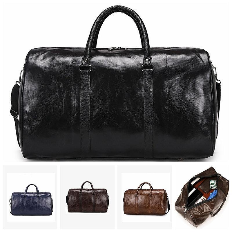 Leather Duffel Bags For Men - Duffel Bag - LeStyleParfait