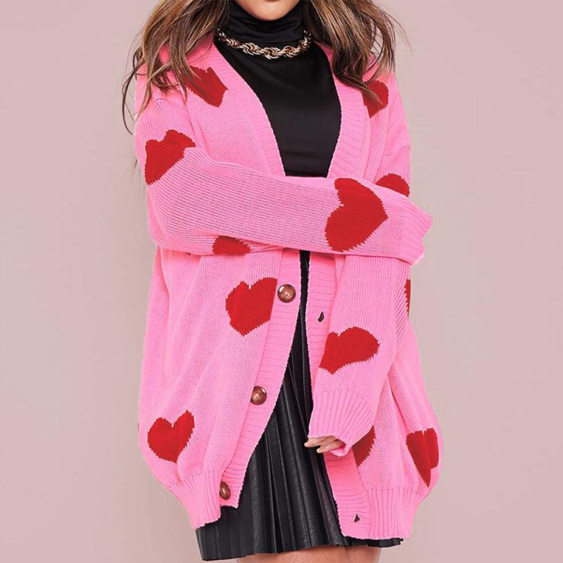 Love Knitted Women Cardigan Sweater - Cardigan Sweater - LeStyleParfait