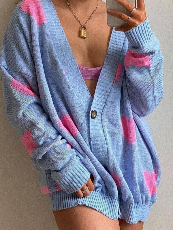 Love Knitted Women Cardigan Sweater - Cardigan Sweater - LeStyleParfait