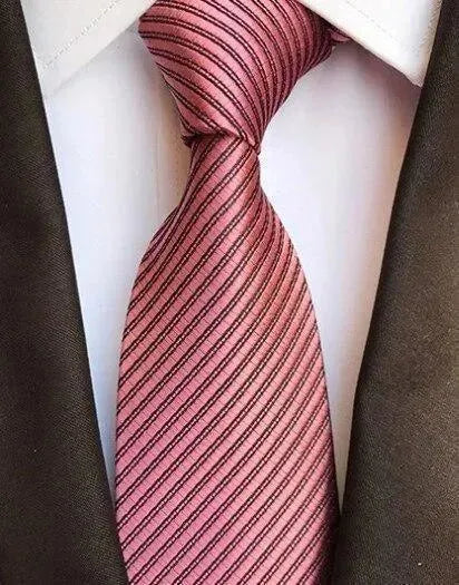 Luxury Silk Necktie, Striped, Plaid - Necktie - LeStyleParfait