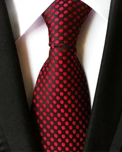 Luxury Silk Necktie, Striped, Plaid - Necktie - LeStyleParfait