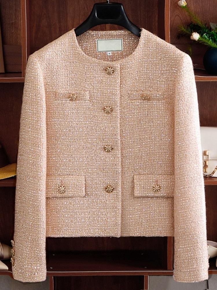 Luxury Tweed Jacket Women - Tweed Blazer - LeStyleParfait