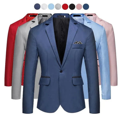 Men Blazer - Dickson Business Blazer - Men's Blazer - LeStyleParfait