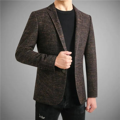 Men Blazer - Marl Vintage Blazer - Men's Blazer - LeStyleParfait