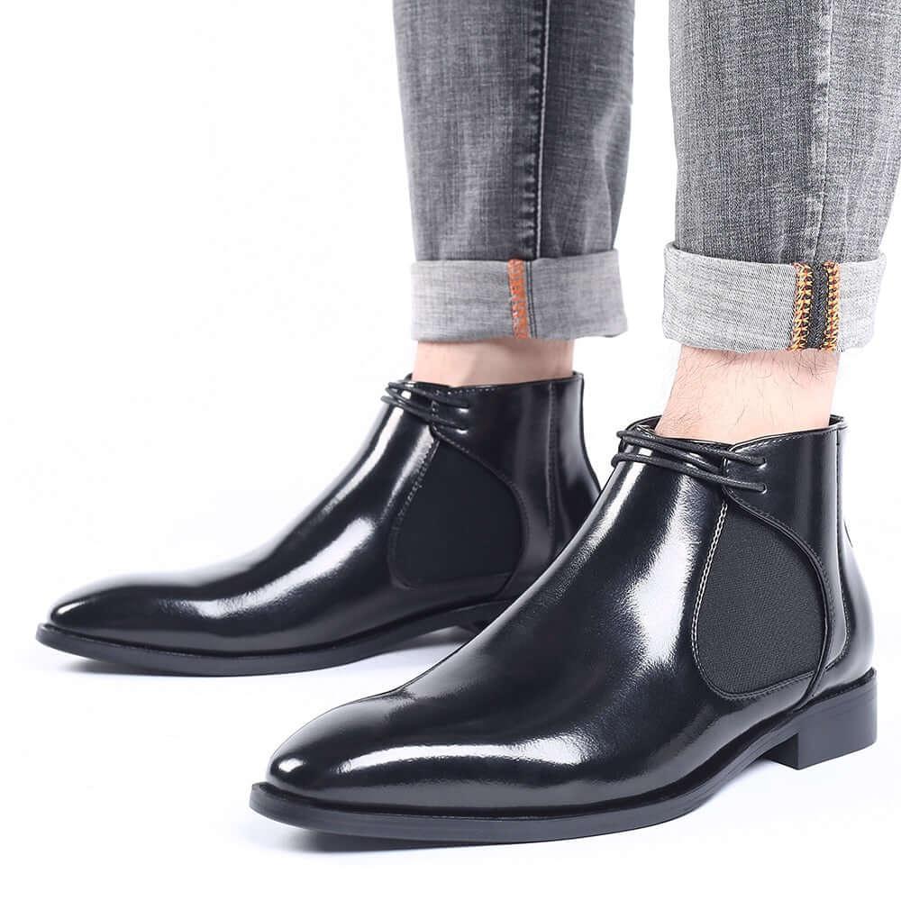 Men Dress Boots - Lorenzo Ankle Boots - Boots - LeStyleParfait