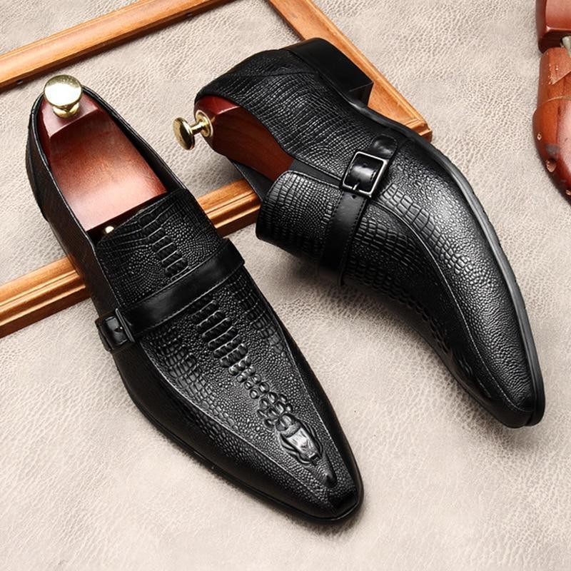 Men Dress Shoes - Santino Leather Shoes - Dress Shoes - LeStyleParfait