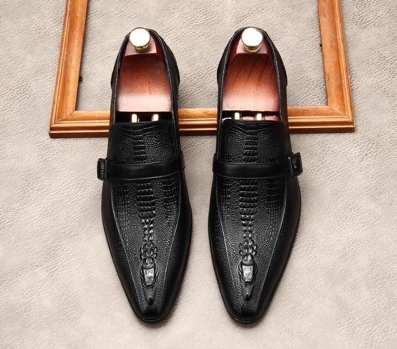 Men Dress Shoes - Santino Leather Shoes - Dress Shoes - LeStyleParfait