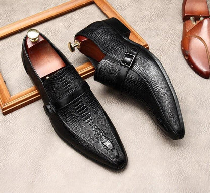 Men Dress Shoes - Santino Leather Shoes - Dress Shoes - LeStyleParfait