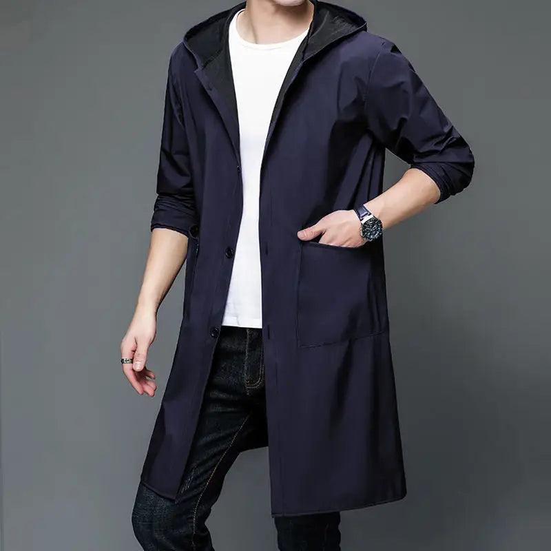 Men's Hooded Waterproof Raincoat - Rain Coat - LeStyleParfait