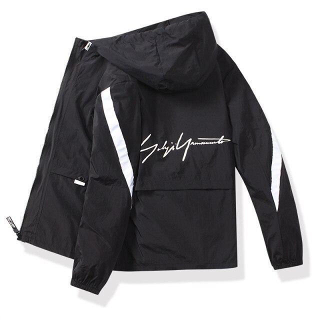 Men's Signature Windbreaker Jacket - Casual Jacket - LeStyleParfait