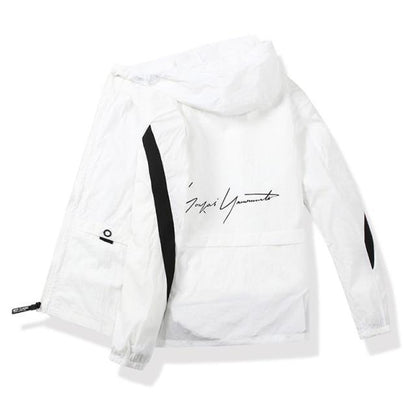 Men's Signature Windbreaker Jacket - Casual Jacket - LeStyleParfait