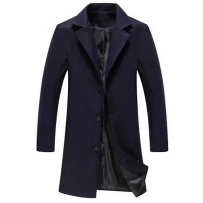 Men's Woolen Overcoat Fashion - Overcoat - LeStyleParfait