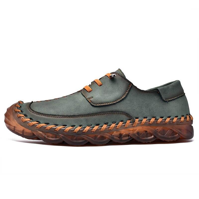 Mido - Fashion Leather Slip-On Shoes - Casual Shoes - LeStyleParfait