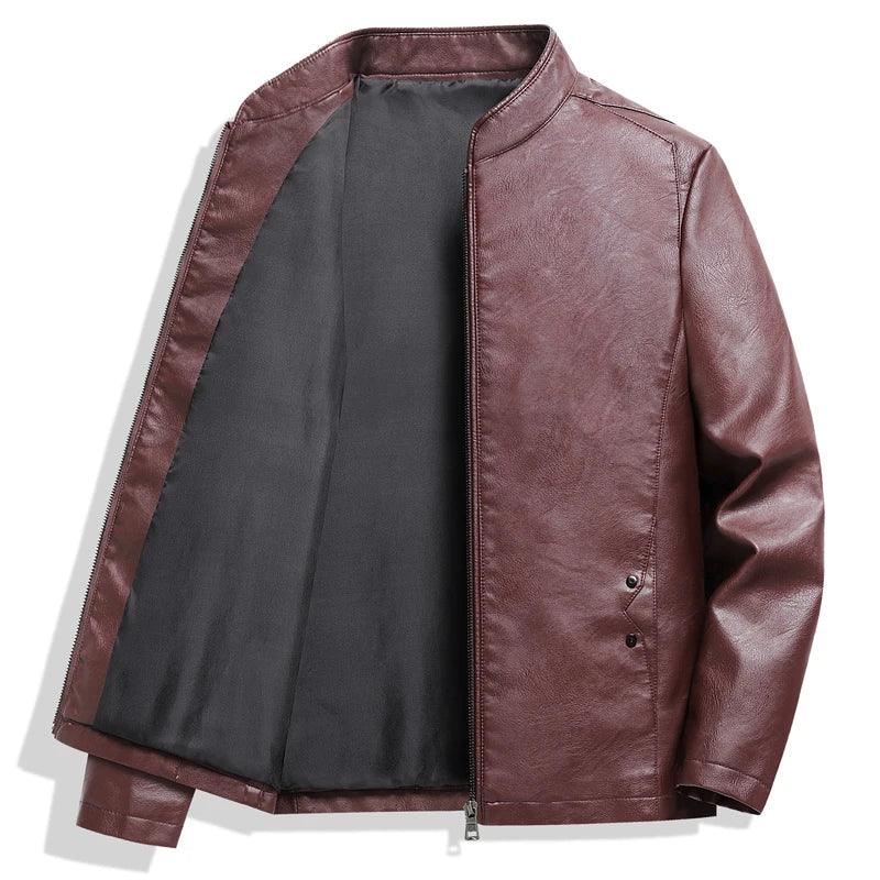 Modern Slim Fit Men Leather Jacket-Leather Jacket-LeStyleParfait