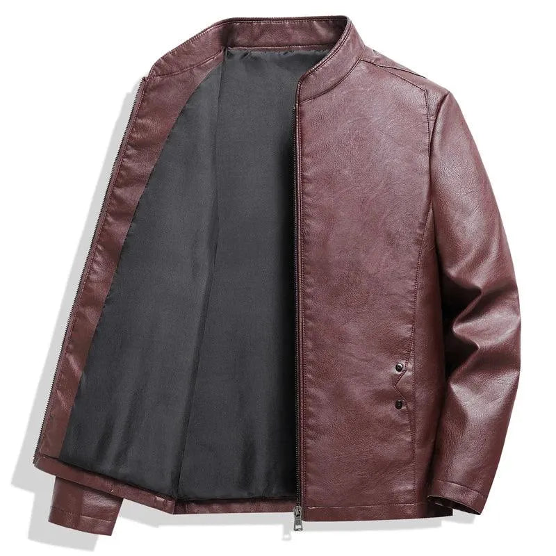 Modern Slim Fit Men Leather Jacket - Leather Jacket - LeStyleParfait