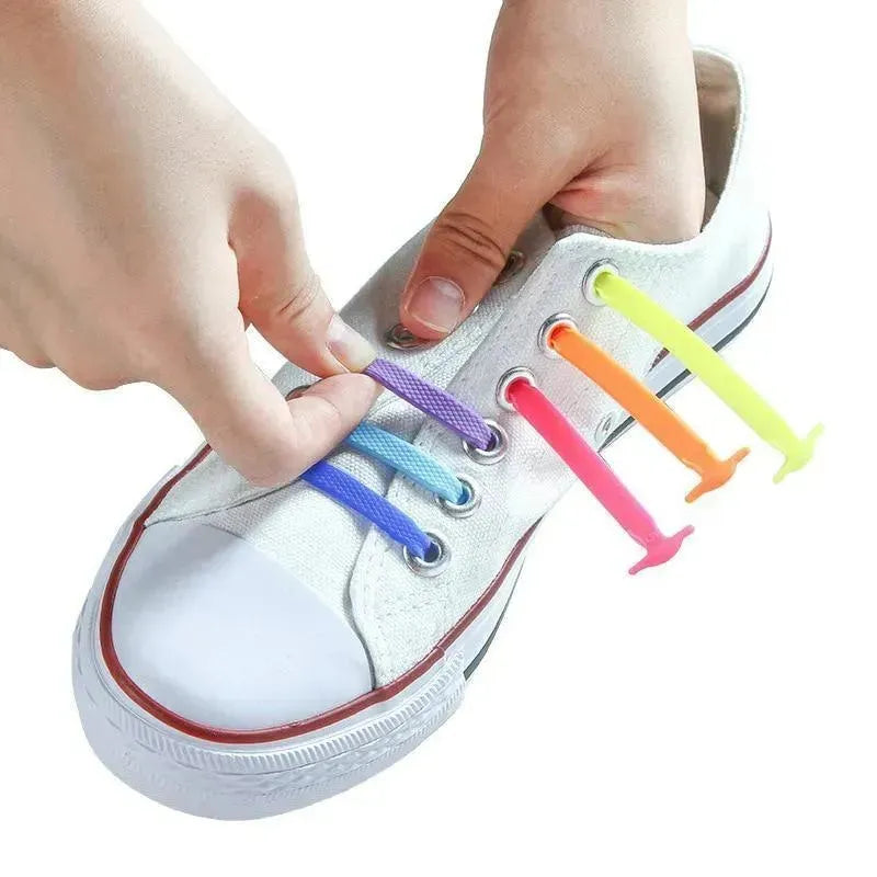 No Tie Shoelaces, Silicone Laces 16pcs/lot - Shoelaces - LeStyleParfait