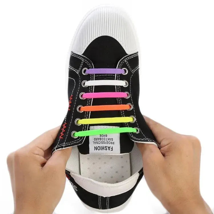 No Tie Shoelaces, Silicone Laces 16pcs/lot - Shoelaces - LeStyleParfait