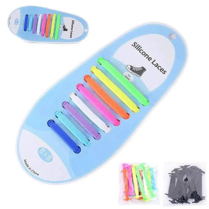 No Tie Shoelaces, Silicone Laces 16pcs/lot - Shoelaces - LeStyleParfait