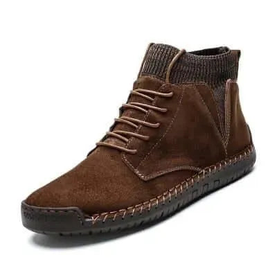 LeStyleParfait Shoes Men's Ankle Boots Suede Boots-Boots