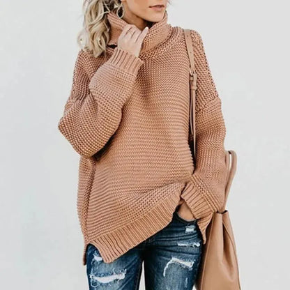 Office Lady Turtleneck Pullover Sweater - Pullover Sweater - LeStyleParfait