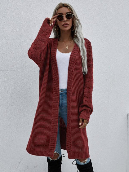 Open Knit Long Women Cardigan Sweater - Cardigan Sweater - LeStyleParfait