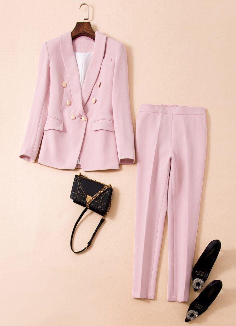 Pantsuit For Women - Business Style - Pantsuit - LeStyleParfait