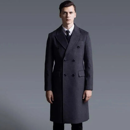 Paris Trench Winter Coat For Men - Trench Coat - LeStyleParfait