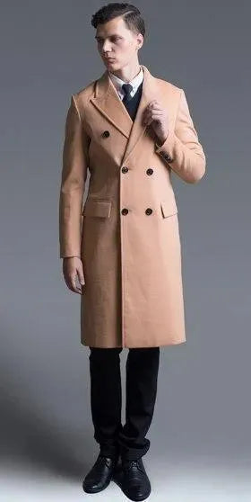 Paris Trench Winter Coat For Men - Trench Coat - LeStyleParfait