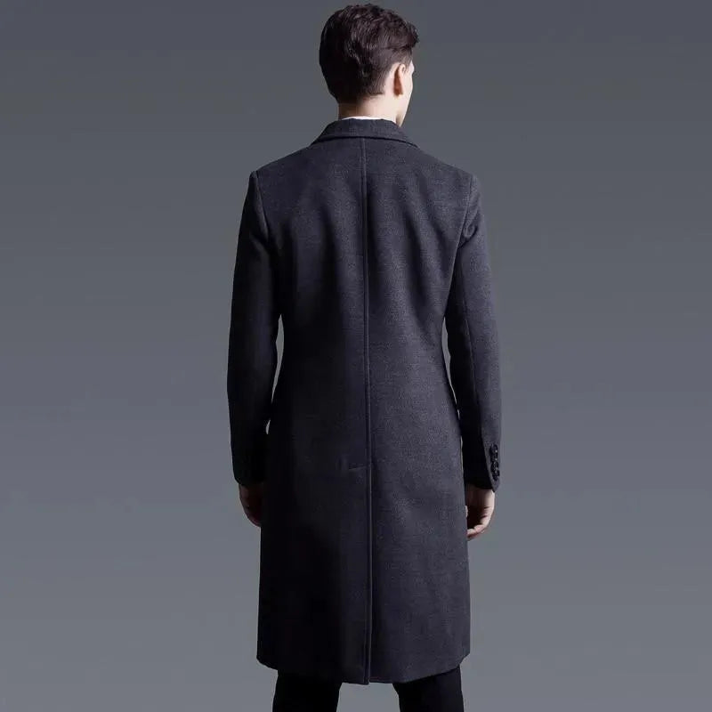 Paris Trench Winter Coat For Men - Trench Coat - LeStyleParfait