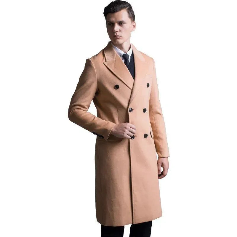 Paris Trench Winter Coat For Men - Trench Coat - LeStyleParfait