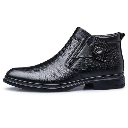 LeStyleParfait Shoes Men's Ankle Boots PU Leather Boots-Boots