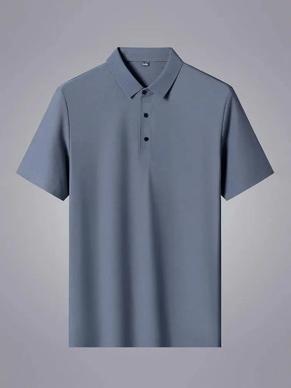 Plain Short Sleeve Men Polo Shirt - Polo Shirt - LeStyleParfait