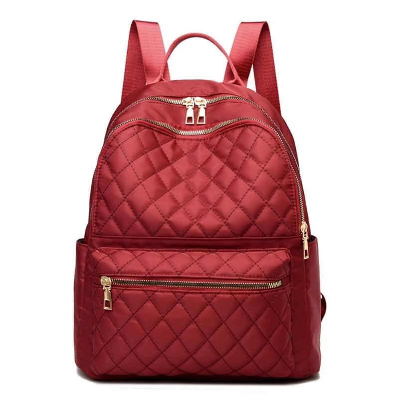 Quilted Nylon Women's Travel Backpack - Backpack - LeStyleParfait