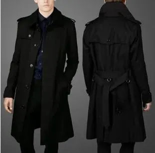 Runway Trench Coat For Men - Trench Coat - LeStyleParfait