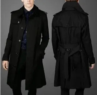 Runway Trench Coat For Men - Trench Coat - LeStyleParfait