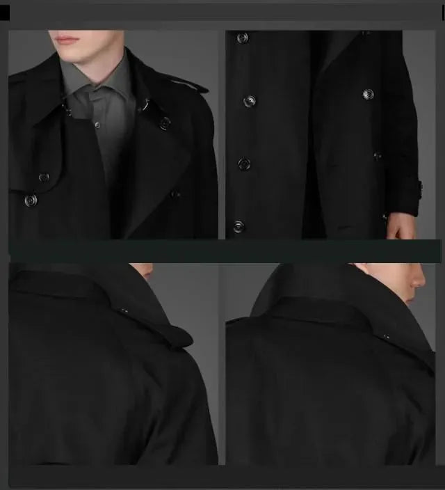 Runway Trench Coat For Men - Trench Coat - LeStyleParfait