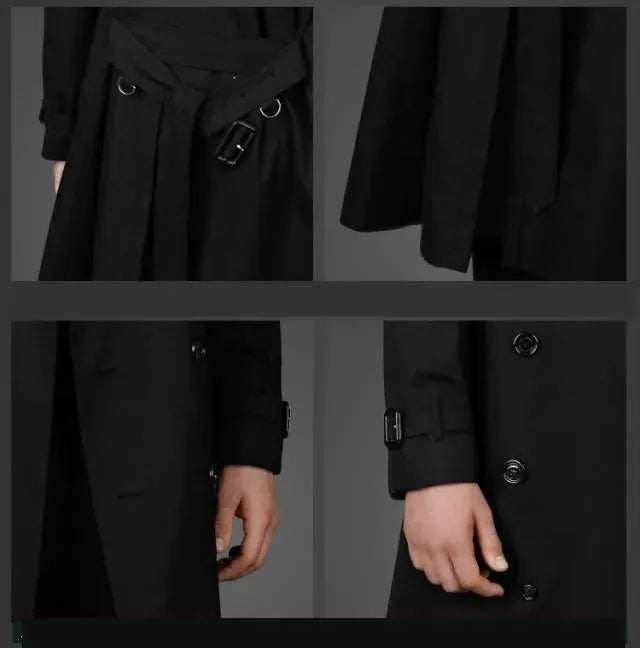 Runway Trench Coat For Men - Trench Coat - LeStyleParfait