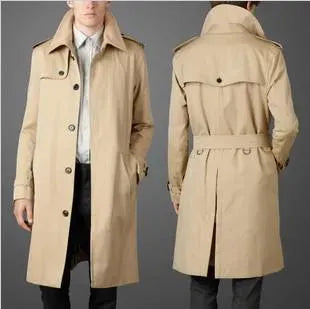 Runway Trench Coat For Men - Trench Coat - LeStyleParfait